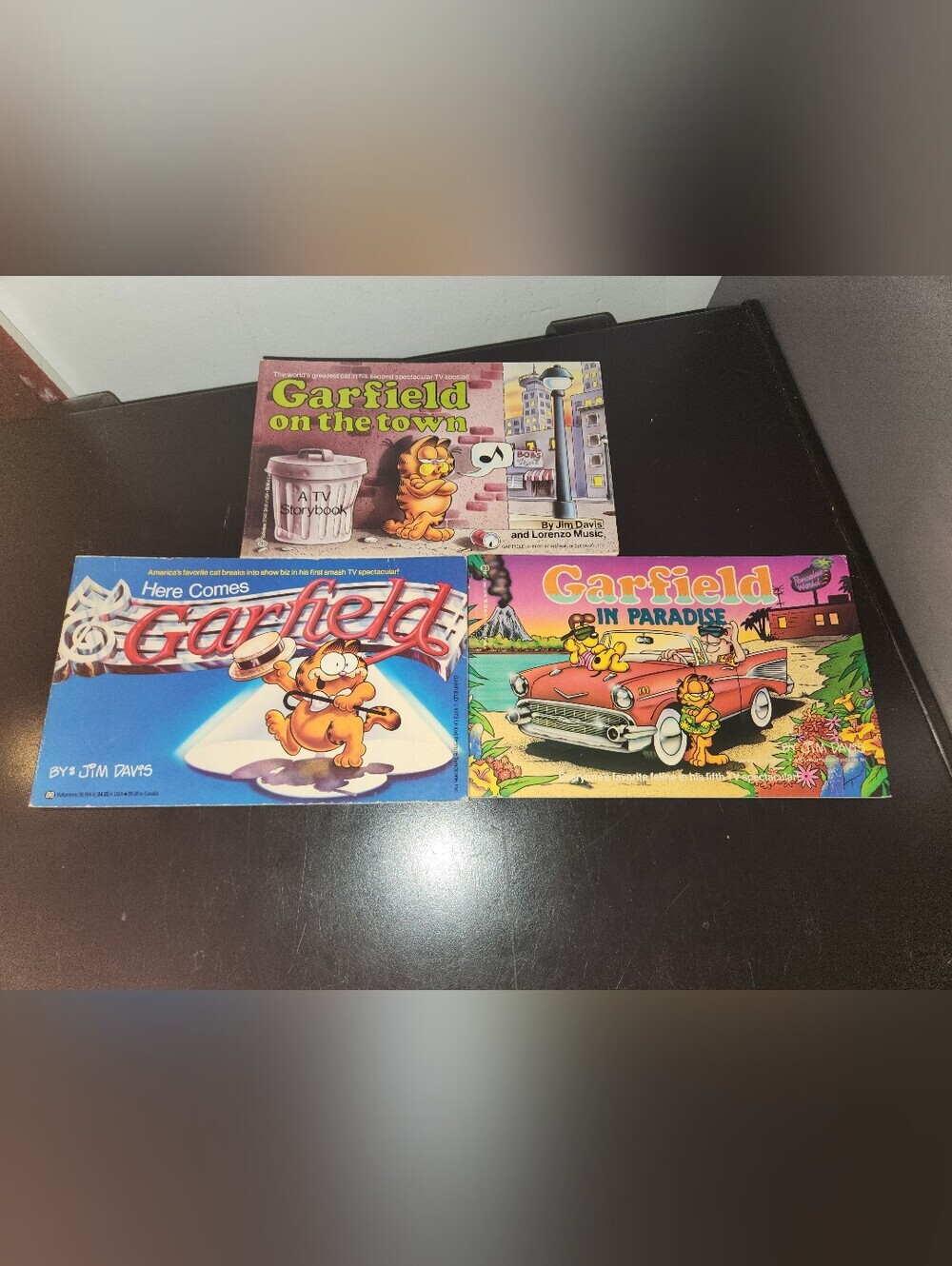 Garfield TV Storybook Lot of 3 1978